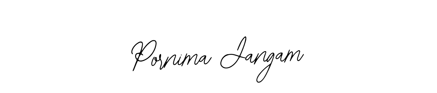 Make a beautiful signature design for name Pornima Jangam. With this signature (Bearetta-2O07w) style, you can create a handwritten signature for free. Pornima Jangam signature style 12 images and pictures png