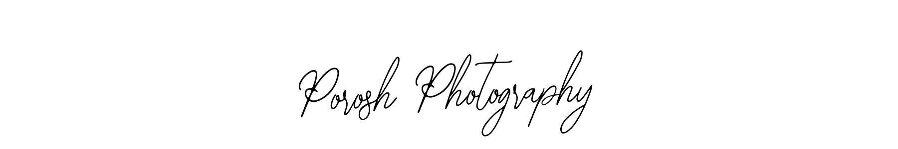 Create a beautiful signature design for name Porosh Photography. With this signature (Bearetta-2O07w) fonts, you can make a handwritten signature for free. Porosh Photography signature style 12 images and pictures png
