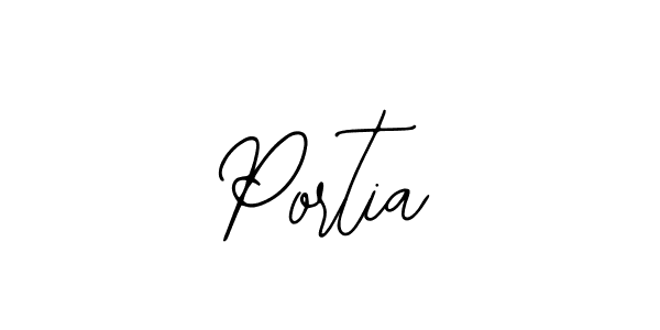 Use a signature maker to create a handwritten signature online. With this signature software, you can design (Bearetta-2O07w) your own signature for name Portia. Portia signature style 12 images and pictures png