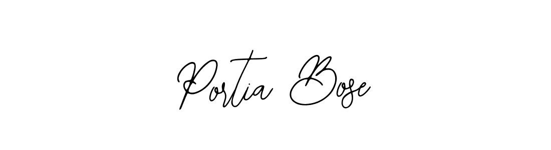 Create a beautiful signature design for name Portia Bose. With this signature (Bearetta-2O07w) fonts, you can make a handwritten signature for free. Portia Bose signature style 12 images and pictures png