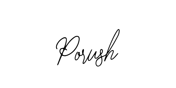 The best way (Bearetta-2O07w) to make a short signature is to pick only two or three words in your name. The name Porush include a total of six letters. For converting this name. Porush signature style 12 images and pictures png