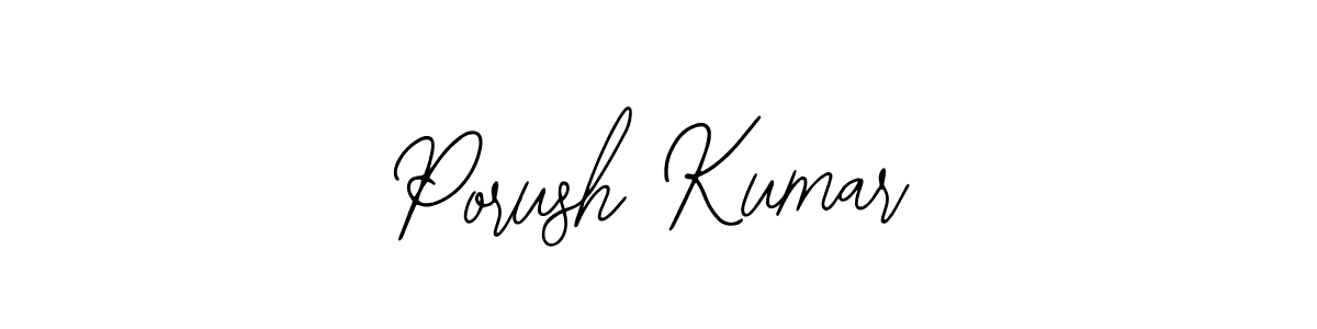 Porush Kumar stylish signature style. Best Handwritten Sign (Bearetta-2O07w) for my name. Handwritten Signature Collection Ideas for my name Porush Kumar. Porush Kumar signature style 12 images and pictures png