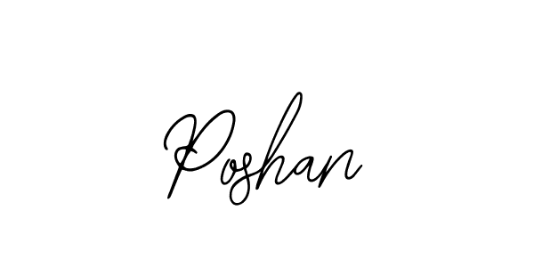 How to Draw Poshan signature style? Bearetta-2O07w is a latest design signature styles for name Poshan. Poshan signature style 12 images and pictures png