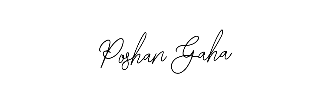 Check out images of Autograph of Poshan Gaha name. Actor Poshan Gaha Signature Style. Bearetta-2O07w is a professional sign style online. Poshan Gaha signature style 12 images and pictures png