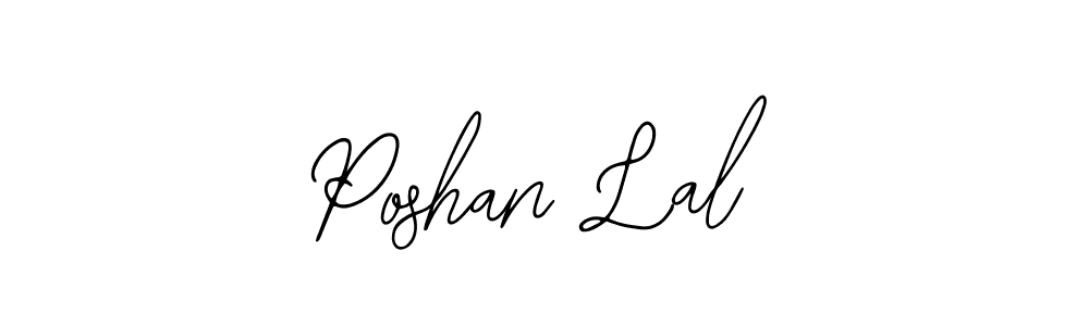 Poshan Lal stylish signature style. Best Handwritten Sign (Bearetta-2O07w) for my name. Handwritten Signature Collection Ideas for my name Poshan Lal. Poshan Lal signature style 12 images and pictures png