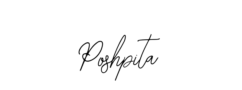 Similarly Bearetta-2O07w is the best handwritten signature design. Signature creator online .You can use it as an online autograph creator for name Poshpita. Poshpita signature style 12 images and pictures png