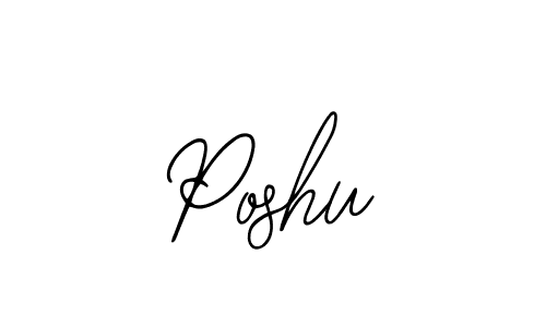 Poshu stylish signature style. Best Handwritten Sign (Bearetta-2O07w) for my name. Handwritten Signature Collection Ideas for my name Poshu. Poshu signature style 12 images and pictures png