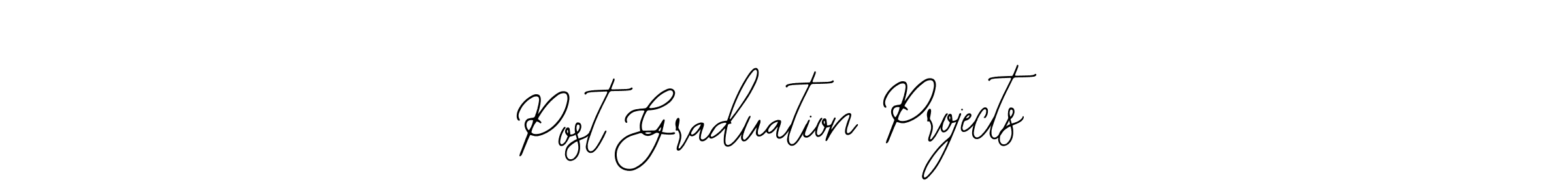 Post Graduation Projects stylish signature style. Best Handwritten Sign (Bearetta-2O07w) for my name. Handwritten Signature Collection Ideas for my name Post Graduation Projects. Post Graduation Projects signature style 12 images and pictures png