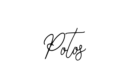 Make a beautiful signature design for name Potos. With this signature (Bearetta-2O07w) style, you can create a handwritten signature for free. Potos signature style 12 images and pictures png