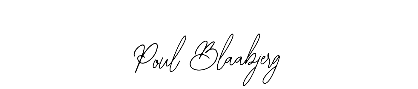 Design your own signature with our free online signature maker. With this signature software, you can create a handwritten (Bearetta-2O07w) signature for name Poul Blaabjerg. Poul Blaabjerg signature style 12 images and pictures png