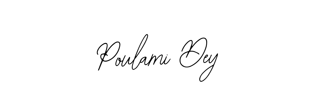 Create a beautiful signature design for name Poulami Dey. With this signature (Bearetta-2O07w) fonts, you can make a handwritten signature for free. Poulami Dey signature style 12 images and pictures png