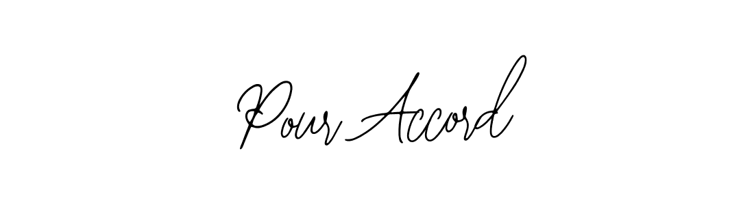 Bearetta-2O07w is a professional signature style that is perfect for those who want to add a touch of class to their signature. It is also a great choice for those who want to make their signature more unique. Get Pour Accord name to fancy signature for free. Pour Accord signature style 12 images and pictures png