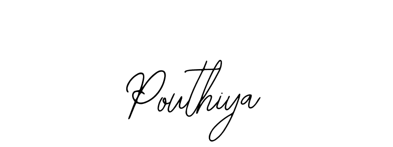 Similarly Bearetta-2O07w is the best handwritten signature design. Signature creator online .You can use it as an online autograph creator for name Pouthiya. Pouthiya signature style 12 images and pictures png