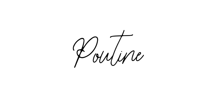 Create a beautiful signature design for name Poutine. With this signature (Bearetta-2O07w) fonts, you can make a handwritten signature for free. Poutine signature style 12 images and pictures png