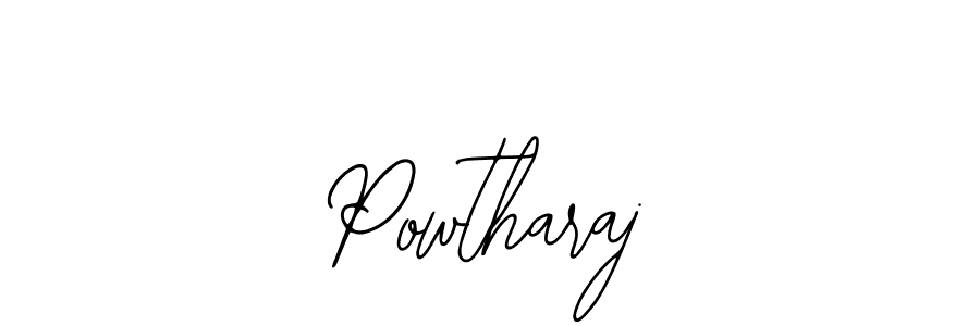 Use a signature maker to create a handwritten signature online. With this signature software, you can design (Bearetta-2O07w) your own signature for name Powtharaj. Powtharaj signature style 12 images and pictures png