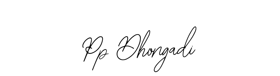 if you are searching for the best signature style for your name Pp Dhongadi. so please give up your signature search. here we have designed multiple signature styles  using Bearetta-2O07w. Pp Dhongadi signature style 12 images and pictures png