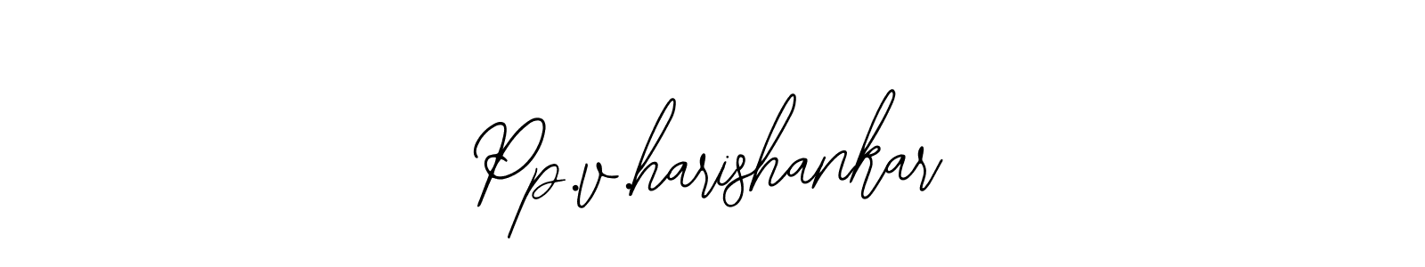 Make a beautiful signature design for name Pp.v.harishankar. Use this online signature maker to create a handwritten signature for free. Pp.v.harishankar signature style 12 images and pictures png