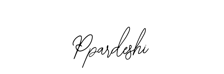 The best way (Bearetta-2O07w) to make a short signature is to pick only two or three words in your name. The name Ppardeshi include a total of six letters. For converting this name. Ppardeshi signature style 12 images and pictures png