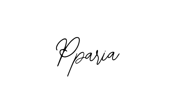 You should practise on your own different ways (Bearetta-2O07w) to write your name (Pparia) in signature. don't let someone else do it for you. Pparia signature style 12 images and pictures png