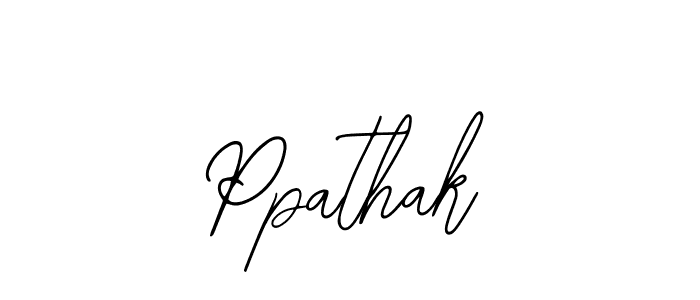 How to make Ppathak signature? Bearetta-2O07w is a professional autograph style. Create handwritten signature for Ppathak name. Ppathak signature style 12 images and pictures png