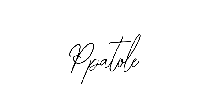 Similarly Bearetta-2O07w is the best handwritten signature design. Signature creator online .You can use it as an online autograph creator for name Ppatole. Ppatole signature style 12 images and pictures png