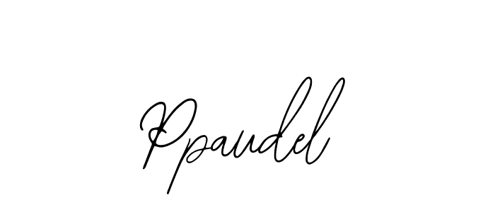 Use a signature maker to create a handwritten signature online. With this signature software, you can design (Bearetta-2O07w) your own signature for name Ppaudel. Ppaudel signature style 12 images and pictures png