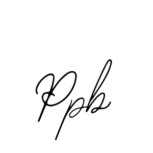 Create a beautiful signature design for name Ppb. With this signature (Bearetta-2O07w) fonts, you can make a handwritten signature for free. Ppb signature style 12 images and pictures png
