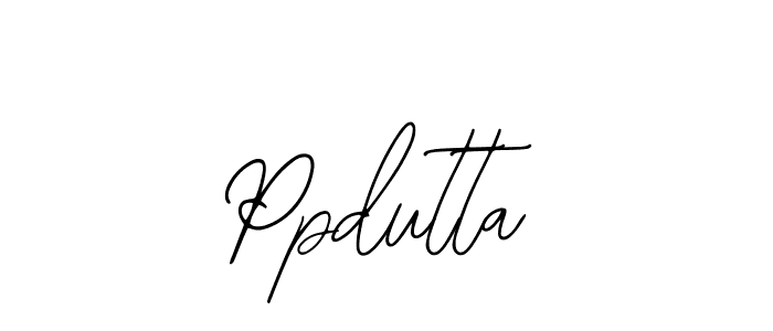 You should practise on your own different ways (Bearetta-2O07w) to write your name (Ppdutta) in signature. don't let someone else do it for you. Ppdutta signature style 12 images and pictures png