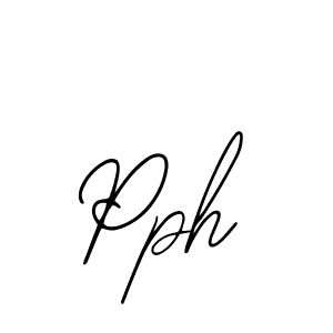 Use a signature maker to create a handwritten signature online. With this signature software, you can design (Bearetta-2O07w) your own signature for name Pph. Pph signature style 12 images and pictures png