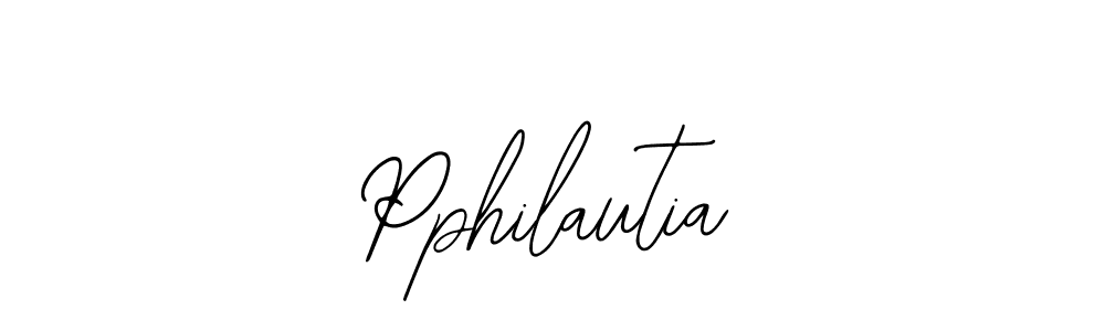 Similarly Bearetta-2O07w is the best handwritten signature design. Signature creator online .You can use it as an online autograph creator for name Pphilautia. Pphilautia signature style 12 images and pictures png