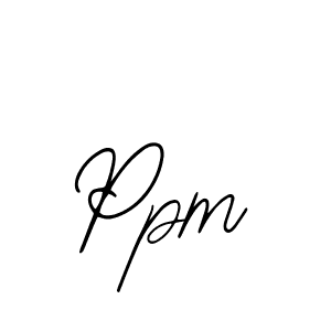 Make a beautiful signature design for name Ppm. With this signature (Bearetta-2O07w) style, you can create a handwritten signature for free. Ppm signature style 12 images and pictures png