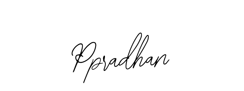 if you are searching for the best signature style for your name Ppradhan. so please give up your signature search. here we have designed multiple signature styles  using Bearetta-2O07w. Ppradhan signature style 12 images and pictures png