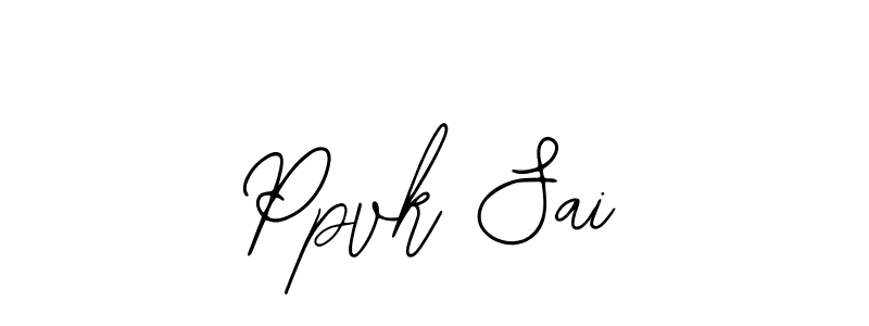 Make a beautiful signature design for name Ppvk Sai. Use this online signature maker to create a handwritten signature for free. Ppvk Sai signature style 12 images and pictures png