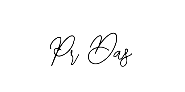 How to make Pr Das name signature. Use Bearetta-2O07w style for creating short signs online. This is the latest handwritten sign. Pr Das signature style 12 images and pictures png