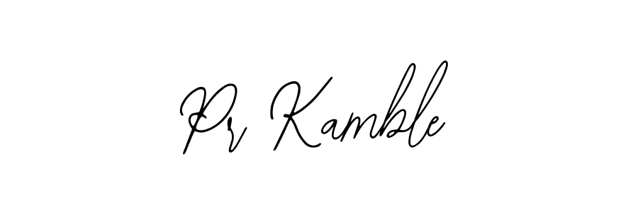 The best way (Bearetta-2O07w) to make a short signature is to pick only two or three words in your name. The name Pr Kamble include a total of six letters. For converting this name. Pr Kamble signature style 12 images and pictures png