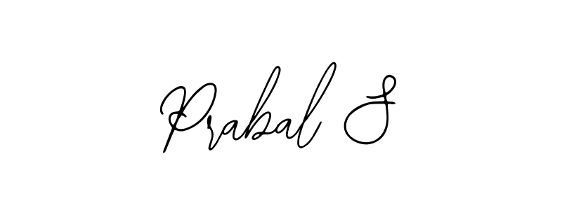 Use a signature maker to create a handwritten signature online. With this signature software, you can design (Bearetta-2O07w) your own signature for name Prabal S. Prabal S signature style 12 images and pictures png
