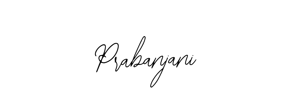 Make a beautiful signature design for name Prabanjani. Use this online signature maker to create a handwritten signature for free. Prabanjani signature style 12 images and pictures png