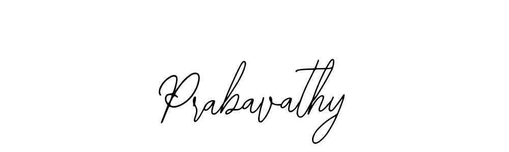 Use a signature maker to create a handwritten signature online. With this signature software, you can design (Bearetta-2O07w) your own signature for name Prabavathy. Prabavathy signature style 12 images and pictures png