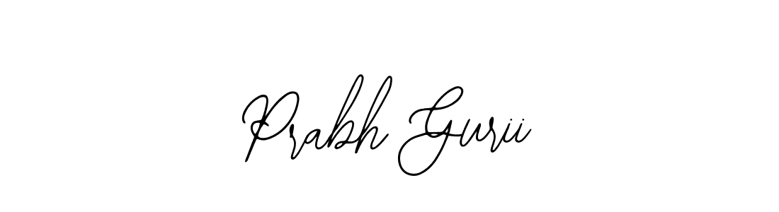 It looks lik you need a new signature style for name Prabh Gurii. Design unique handwritten (Bearetta-2O07w) signature with our free signature maker in just a few clicks. Prabh Gurii signature style 12 images and pictures png
