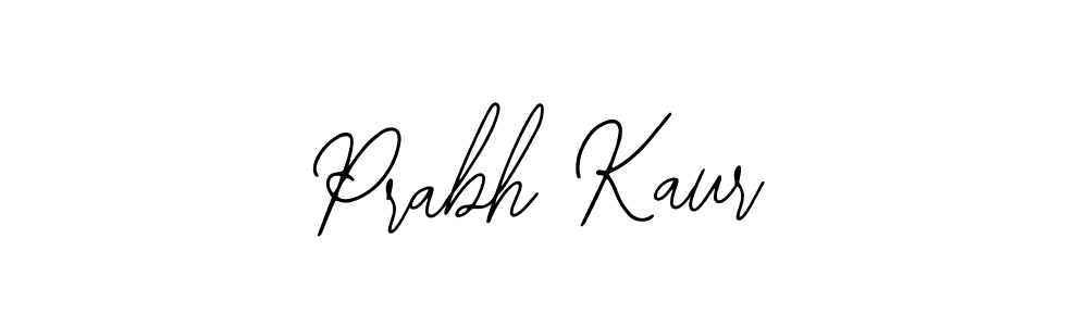 Design your own signature with our free online signature maker. With this signature software, you can create a handwritten (Bearetta-2O07w) signature for name Prabh Kaur. Prabh Kaur signature style 12 images and pictures png