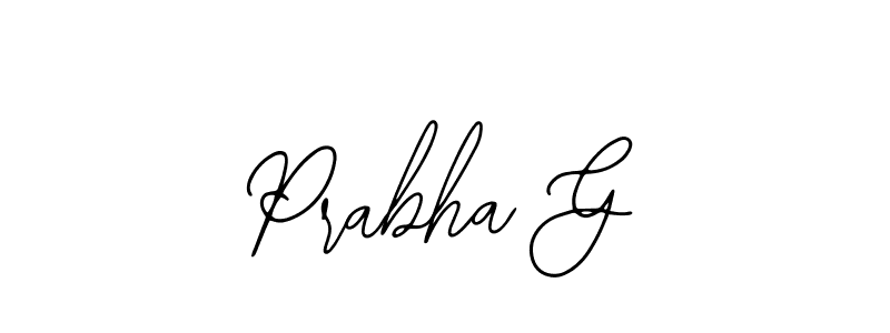 Bearetta-2O07w is a professional signature style that is perfect for those who want to add a touch of class to their signature. It is also a great choice for those who want to make their signature more unique. Get Prabha G name to fancy signature for free. Prabha G signature style 12 images and pictures png