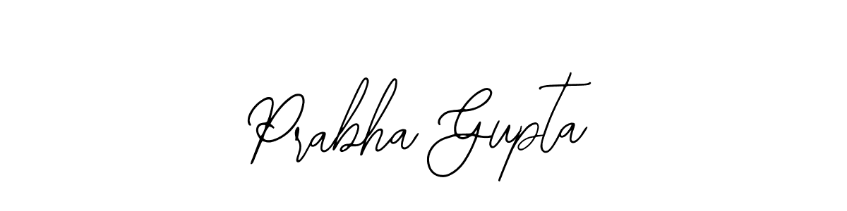 You should practise on your own different ways (Bearetta-2O07w) to write your name (Prabha Gupta) in signature. don't let someone else do it for you. Prabha Gupta signature style 12 images and pictures png