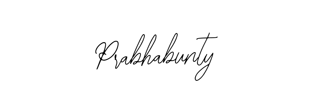 How to make Prabhabunty signature? Bearetta-2O07w is a professional autograph style. Create handwritten signature for Prabhabunty name. Prabhabunty signature style 12 images and pictures png