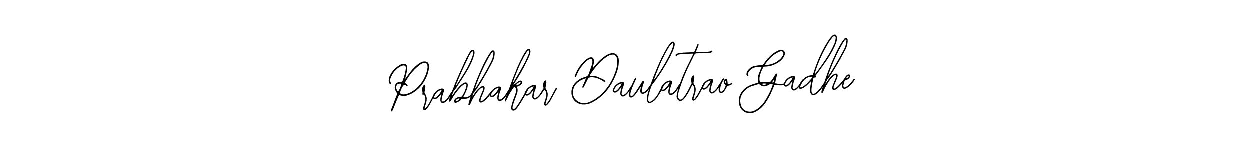 You should practise on your own different ways (Bearetta-2O07w) to write your name (Prabhakar Daulatrao Gadhe) in signature. don't let someone else do it for you. Prabhakar Daulatrao Gadhe signature style 12 images and pictures png