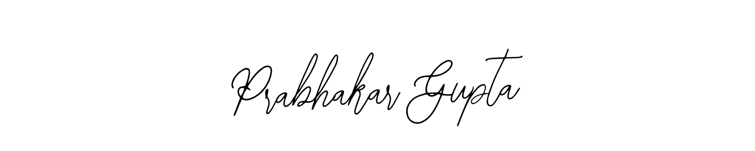 Design your own signature with our free online signature maker. With this signature software, you can create a handwritten (Bearetta-2O07w) signature for name Prabhakar Gupta. Prabhakar Gupta signature style 12 images and pictures png