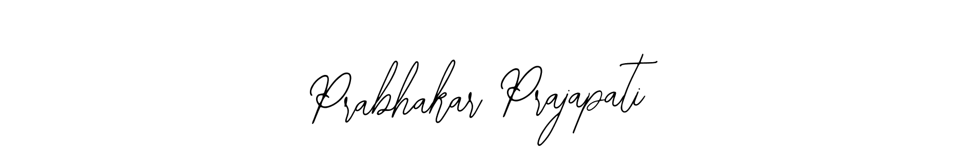 How to make Prabhakar Prajapati name signature. Use Bearetta-2O07w style for creating short signs online. This is the latest handwritten sign. Prabhakar Prajapati signature style 12 images and pictures png