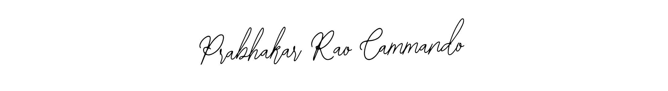 Use a signature maker to create a handwritten signature online. With this signature software, you can design (Bearetta-2O07w) your own signature for name Prabhakar Rao Cammando. Prabhakar Rao Cammando signature style 12 images and pictures png