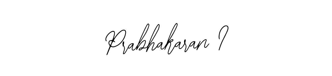 Prabhakaran I stylish signature style. Best Handwritten Sign (Bearetta-2O07w) for my name. Handwritten Signature Collection Ideas for my name Prabhakaran I. Prabhakaran I signature style 12 images and pictures png