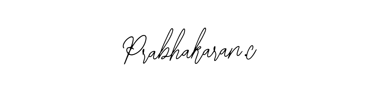 Prabhakaran.c stylish signature style. Best Handwritten Sign (Bearetta-2O07w) for my name. Handwritten Signature Collection Ideas for my name Prabhakaran.c. Prabhakaran.c signature style 12 images and pictures png