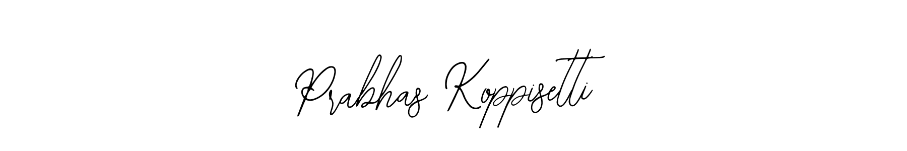 Bearetta-2O07w is a professional signature style that is perfect for those who want to add a touch of class to their signature. It is also a great choice for those who want to make their signature more unique. Get Prabhas Koppisetti name to fancy signature for free. Prabhas Koppisetti signature style 12 images and pictures png